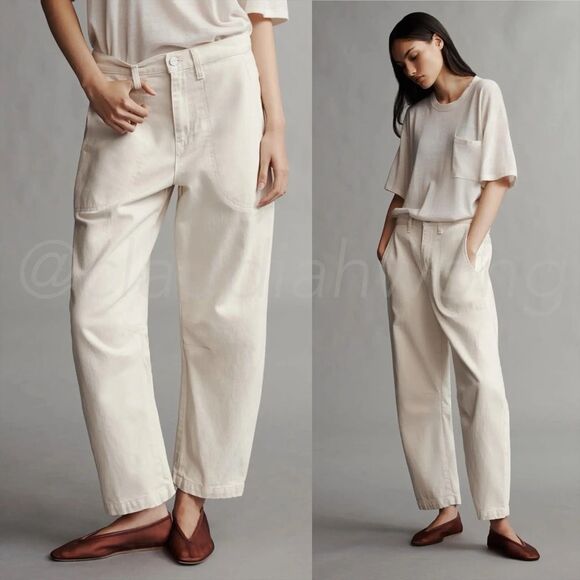 TWP Denim - TWP JETTIES BEACH PANT IN NATURAL DENIM-NWT